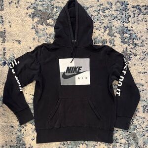 Nike Black and Gray Air Hoodie for Men